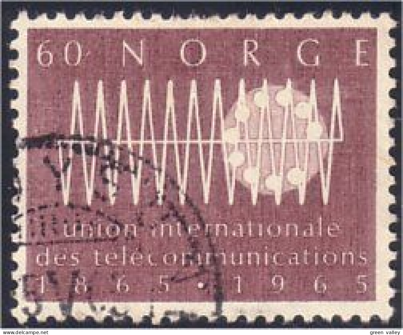 690 Norway Ondes Telephone Waves (NOR-76) - Oblitérés