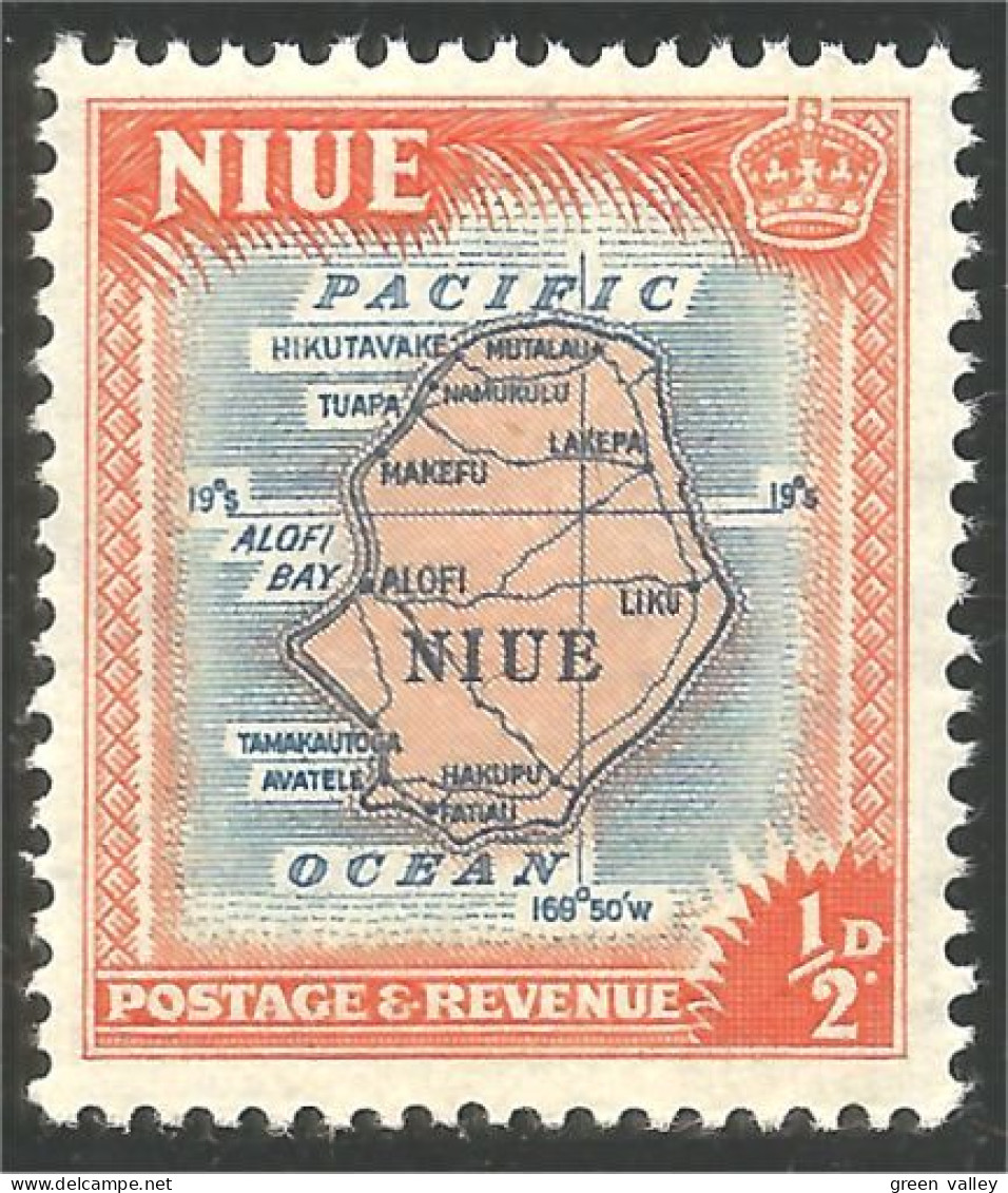 688 Niue 1946 Peace Issue Ile Island Isle Insel MNH ** Neuf SC (NIU-19c) - Islas