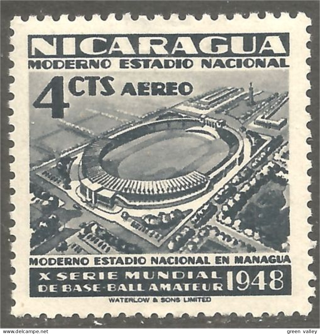 684 Nicaragua Stadium Stade 1948 MH * Neuf (NIC-591) - Nicaragua