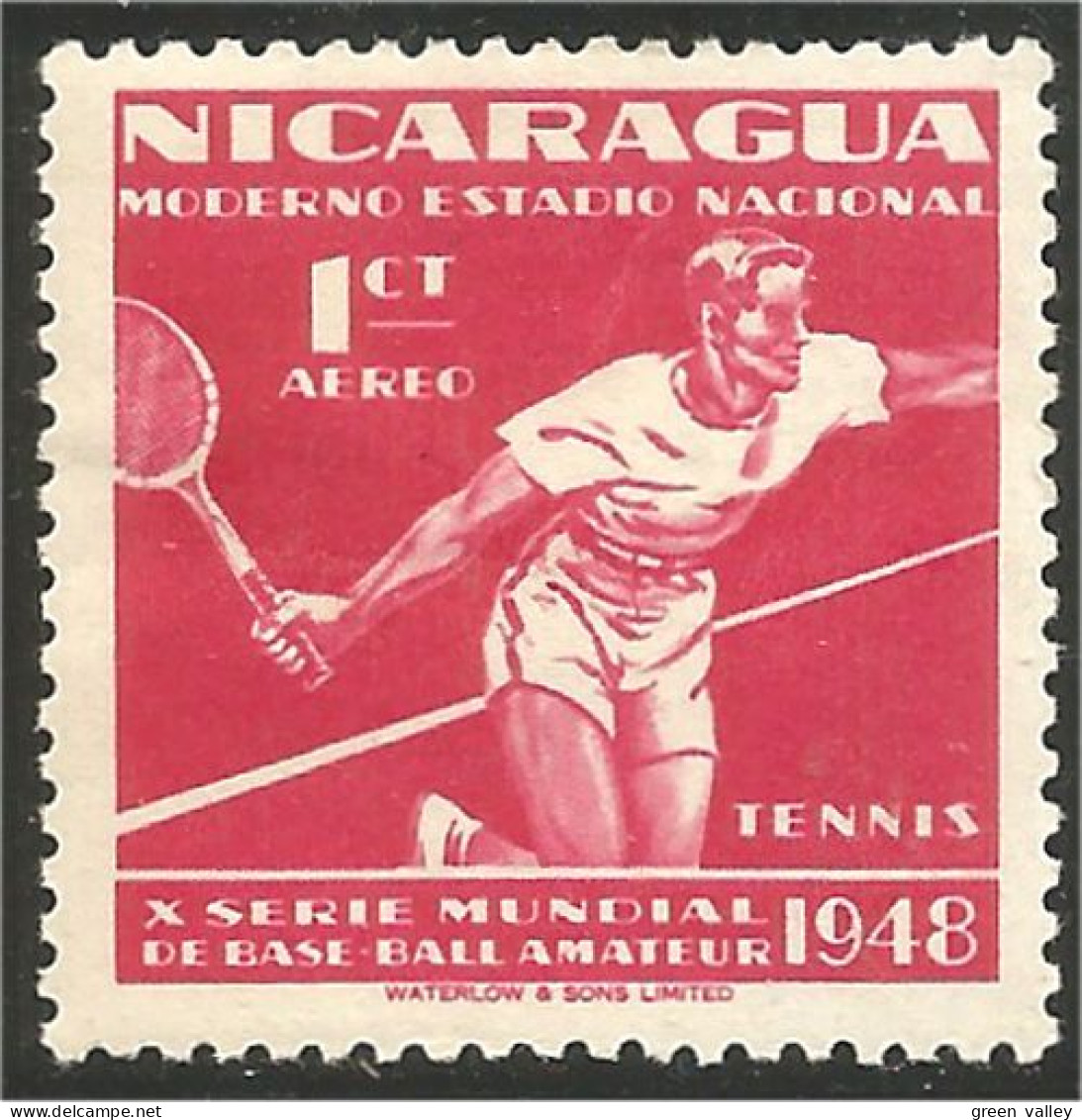 684 Nicaragua Tennis MH * Neuf (NIC-517) - Nicaragua