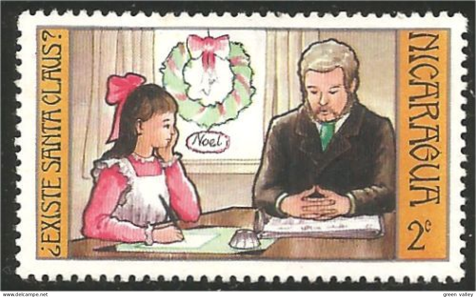 684 Nicaragua Lettre Père Noel Santa Claus Letter MNH ** Neuf SC (NIC-523) - Nicaragua