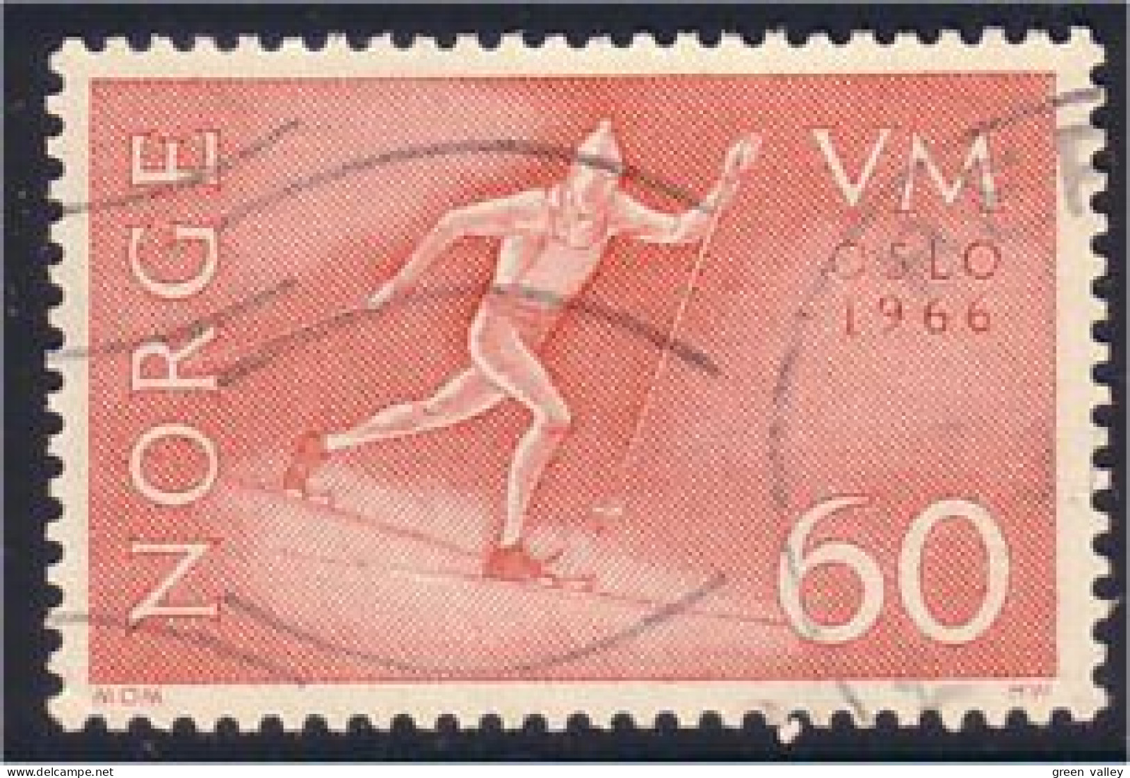 690 Norway Cross Country Ski De Fond (NOR-82) - Used Stamps