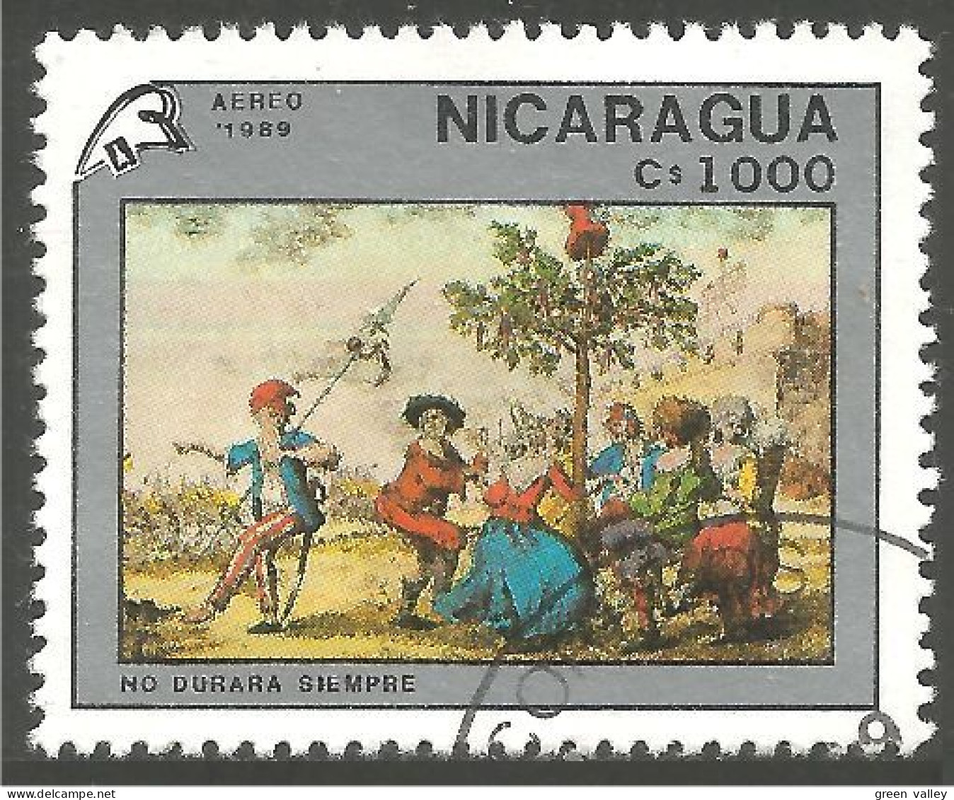 684 Nicaragua Philexfrance 1989 (NIC-467) - Nicaragua