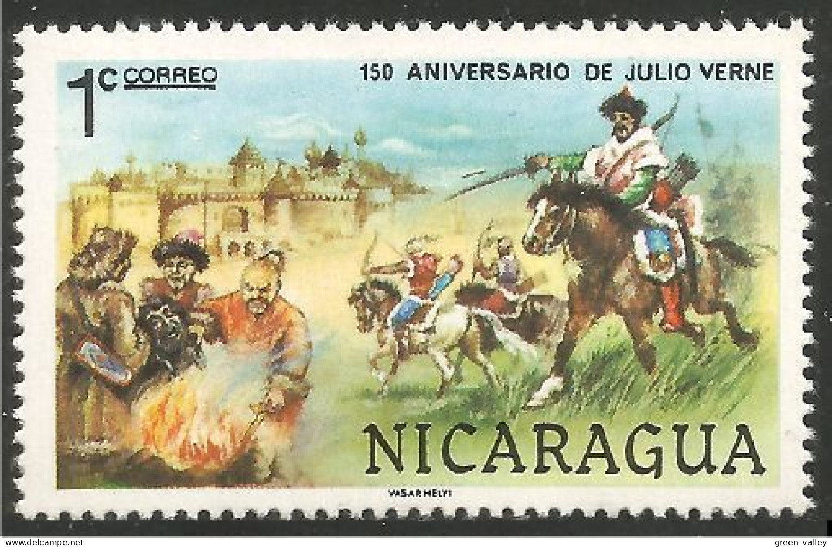684 Nicaragua Jules Verne Michel Strogoff MNH ** Neuf SC (NIC-456) - Nicaragua