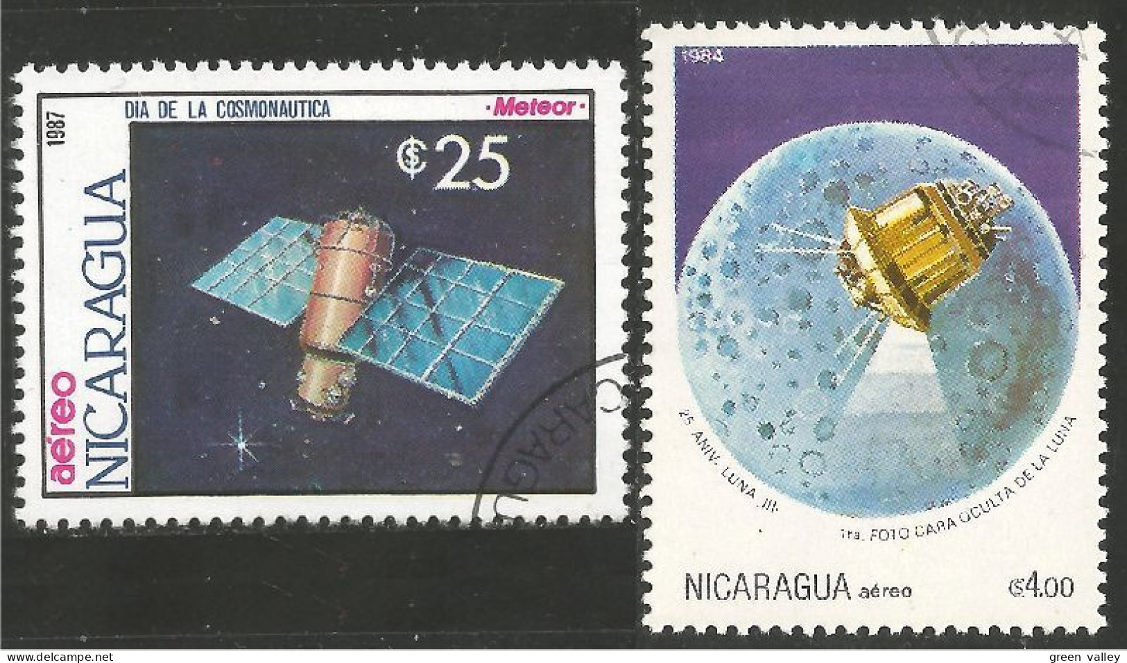 684 Nicaragua Satellite Communications Space Espace (NIC-449) - North  America