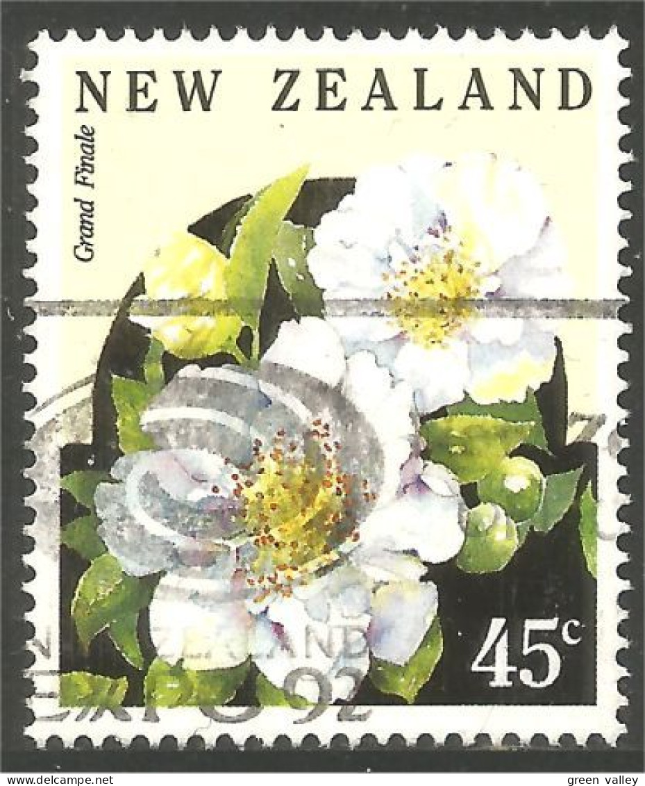 706 New Zealand Fleur Flower Blume Camelia Camellia (NZ-157b) - Used Stamps