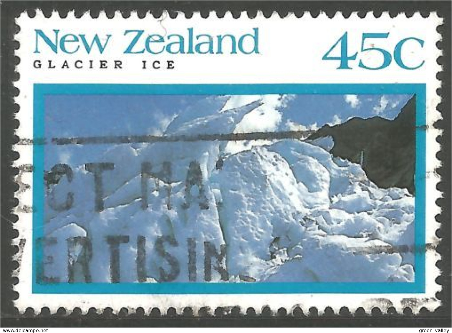 706 New Zealand Glace Glacier Ice Eis (NZ-156) - Used Stamps