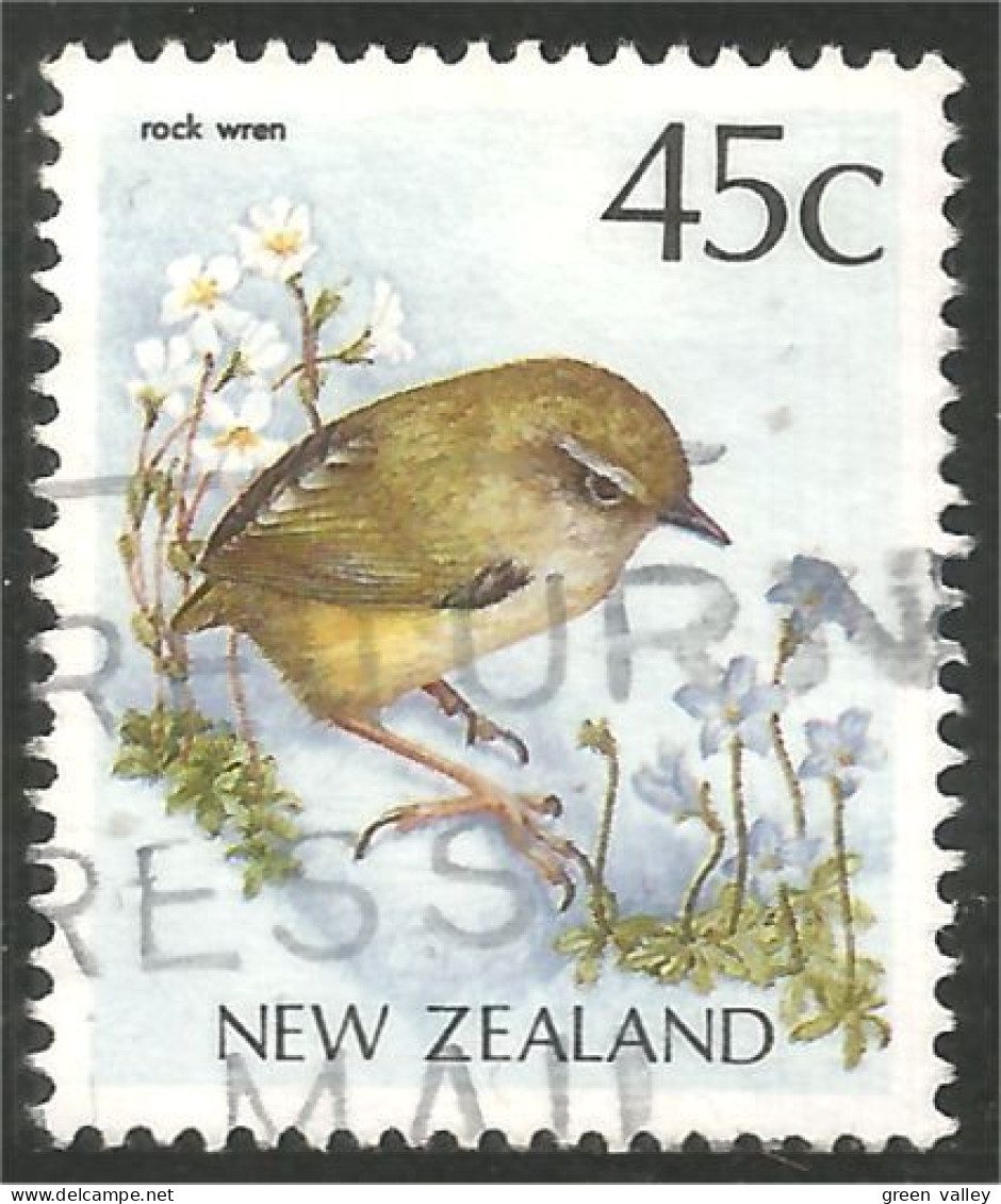 706 New Zealand Oiseau Bird Vogel Rock Wren (NZ-147a) - Gebraucht