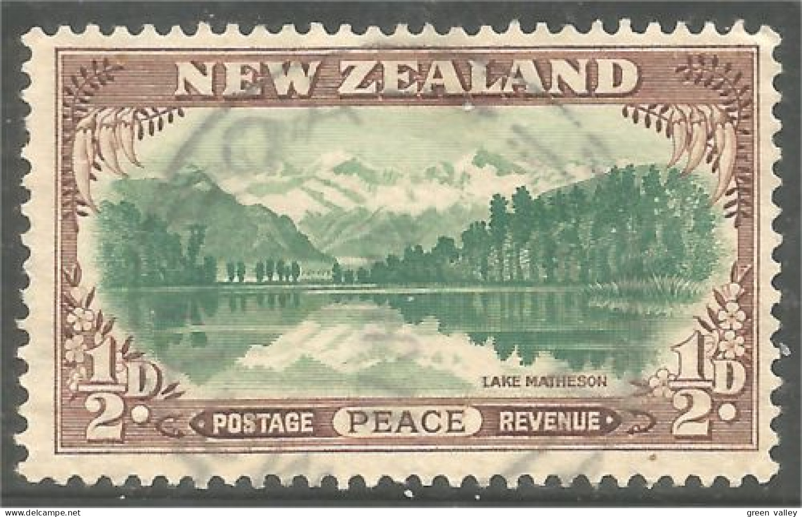 706 New Zealand Lake Matheson Lake (NZ-142) - Gebraucht