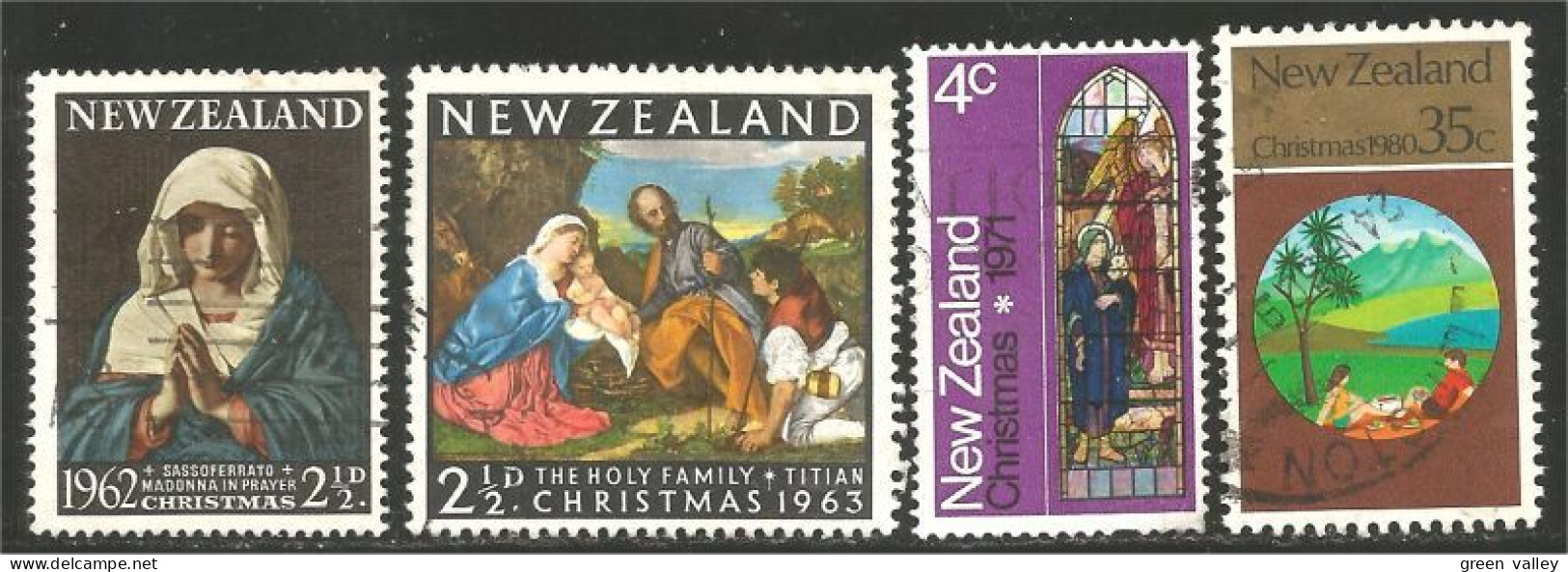 706 New Zealand 1966 Religious Paintings Tableaux Religieux (NZ-138) - Religious