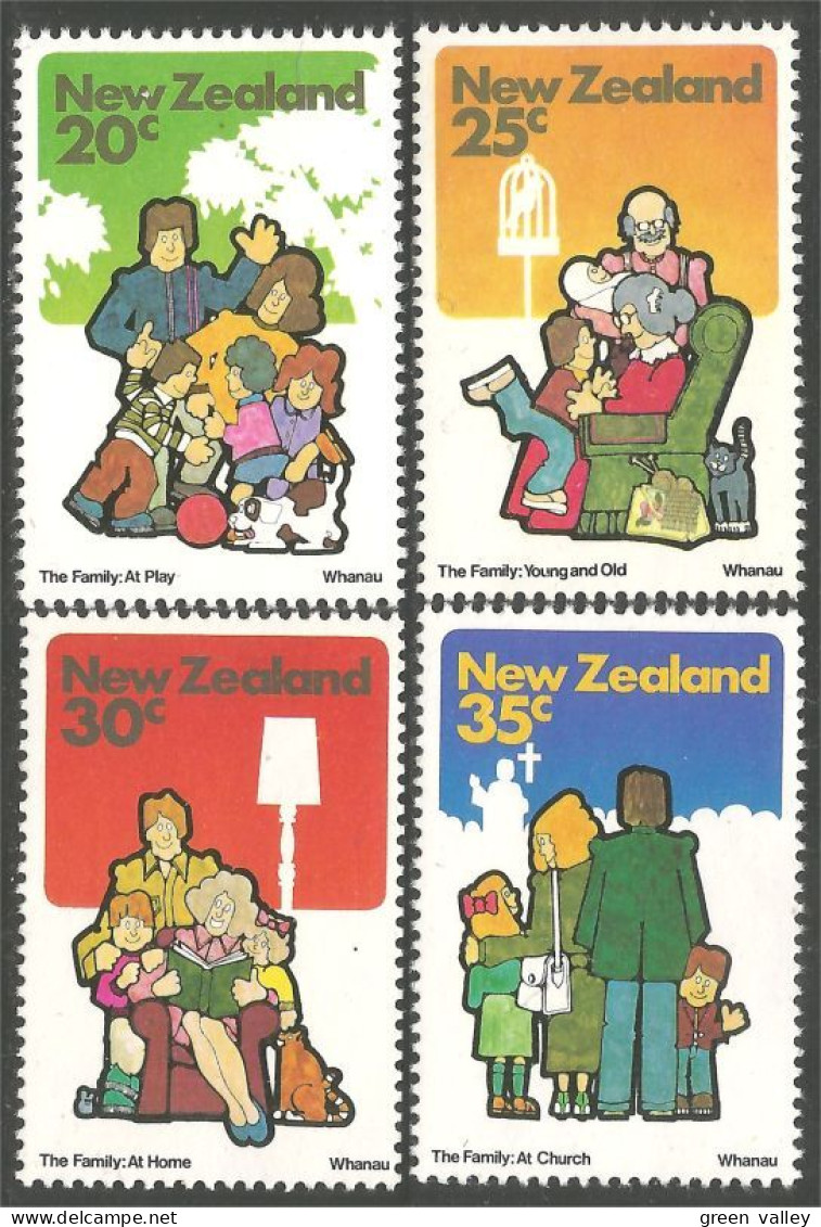 706 New Zealand 1981 Family Dog Chien Hund Cano Book Livre Buch MNH ** Neuf SC (NZ-131) - Unused Stamps