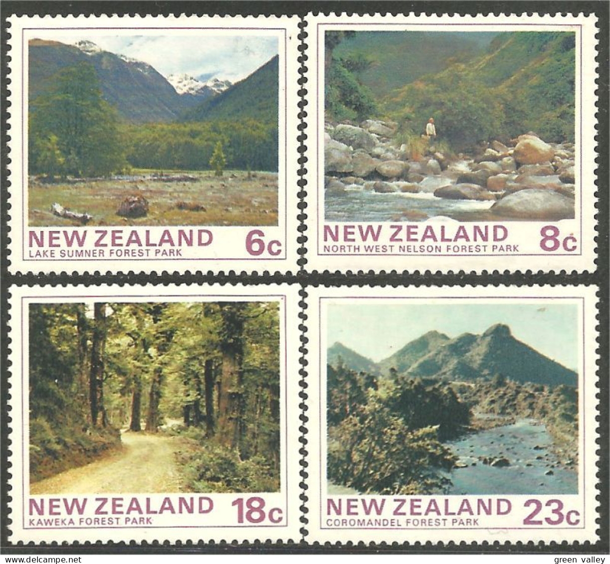 706 New Zealand 1975 State Forests Parks MNH ** Neuf SC (NZ-122) - Ungebraucht
