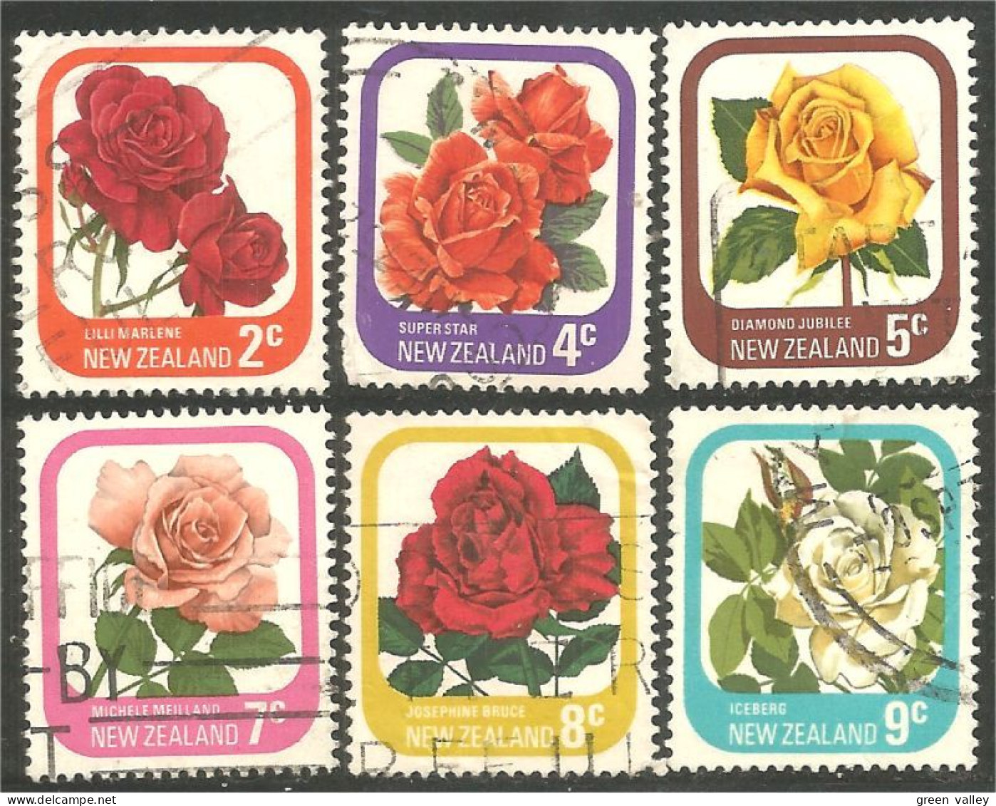 706 New Zealand 1975 Roses (NZ-119) - Roses