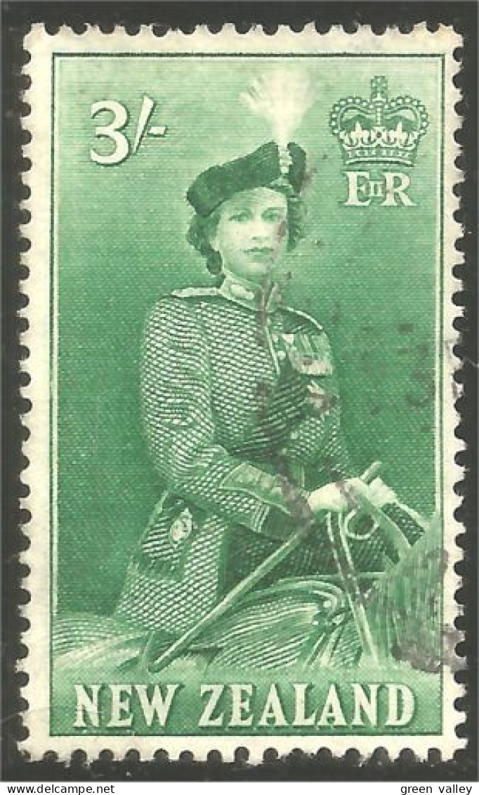 706 New Zealand 1953 Queen Horse Cheval Pferd Caballo (NZ-88) - Gebraucht