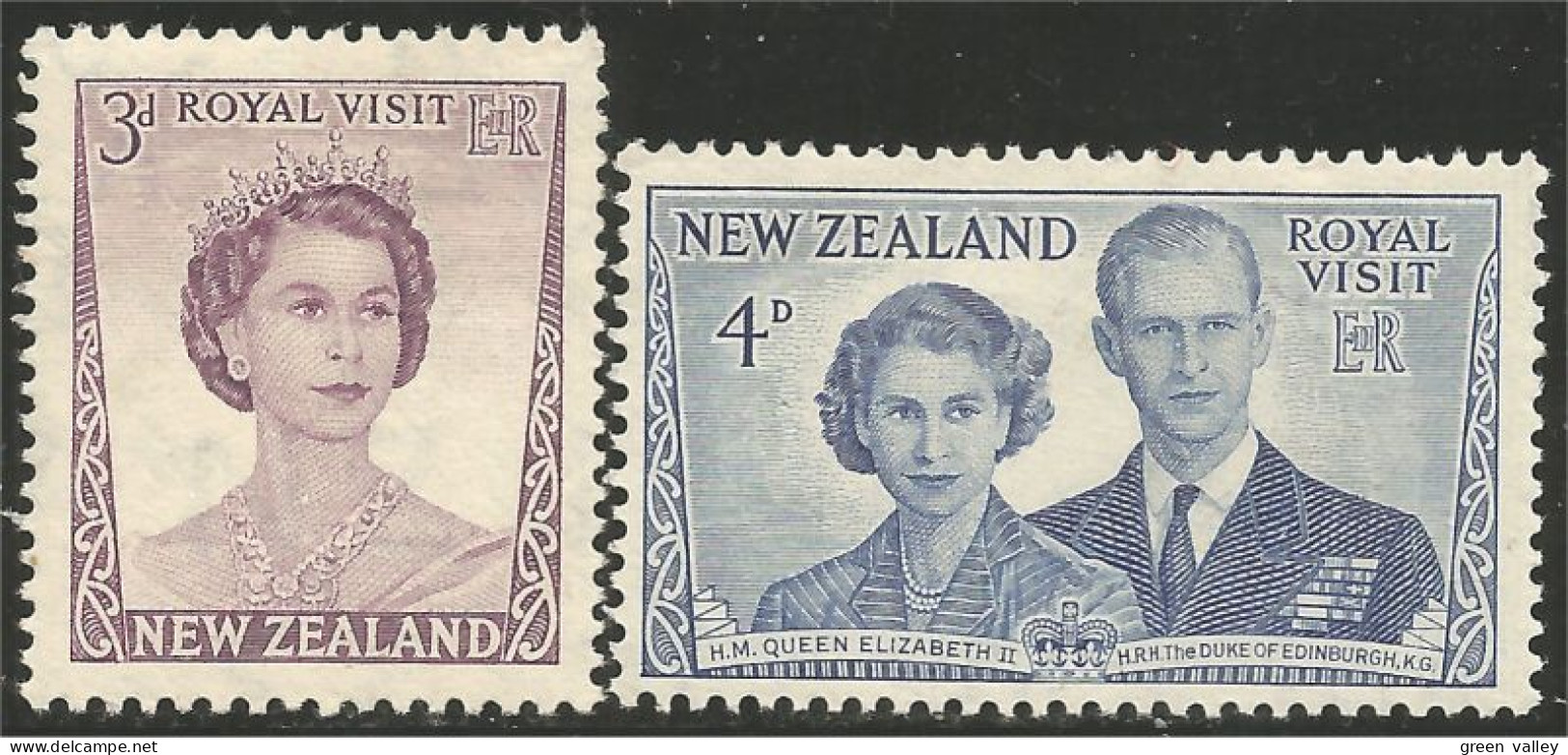 706 New Zealand 1953 Royal Visit MH * Neuf (NZ-86) - Unused Stamps