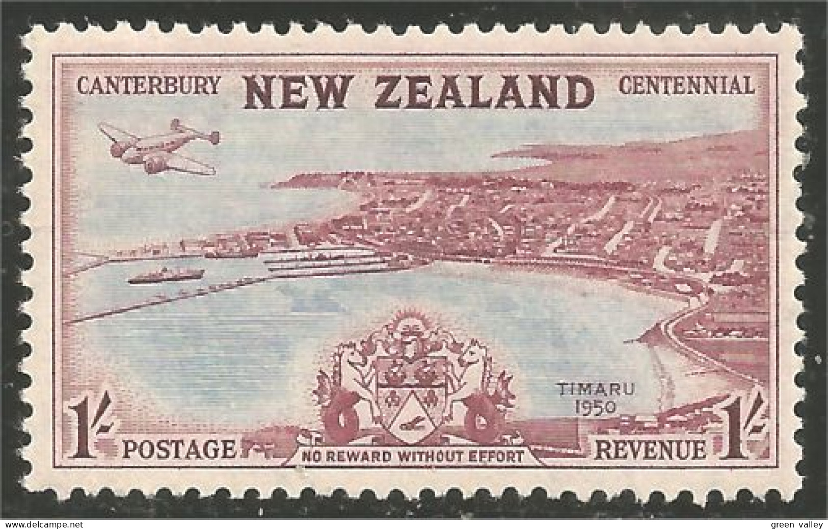 706 New Zealand 1950 Timaru MH * Neuf (NZ-84) - Ungebraucht