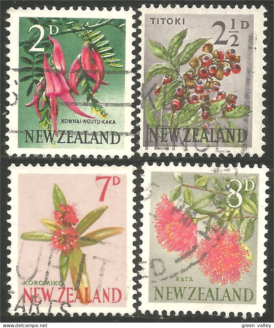 706 New Zealand 1960 Fleurs Flowers Blumen (NZ-91) - Oblitérés