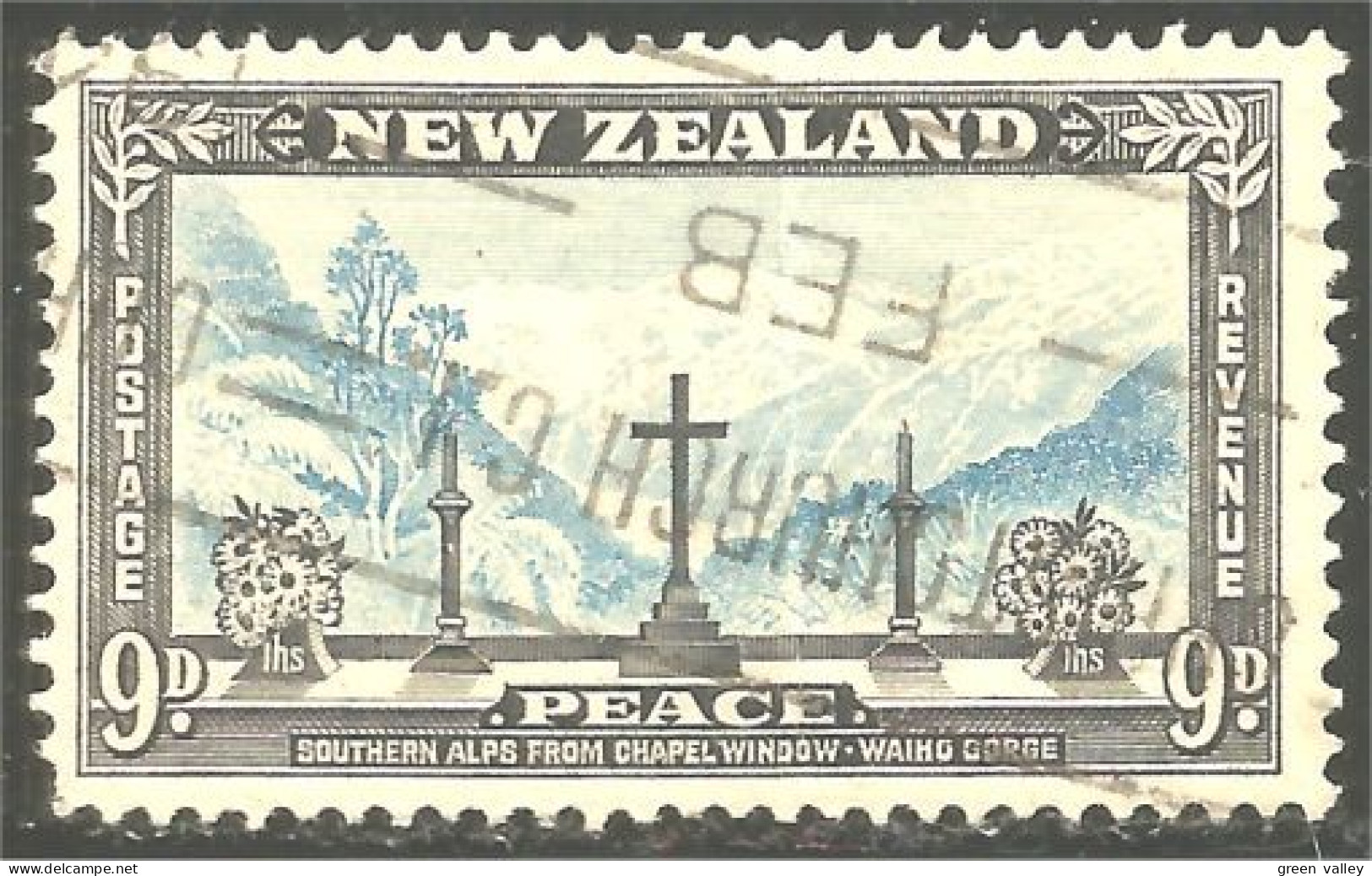 706 New Zealand Peace Paix Friede (NZ-71) - Usados