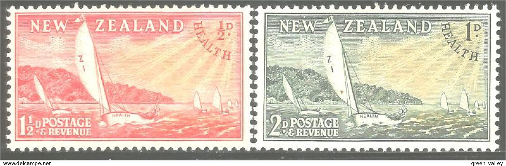 706 New Zealand 1951 Sailing Ship Schiff Voiliers MH * Neuf (NZ-50) - Nuevos