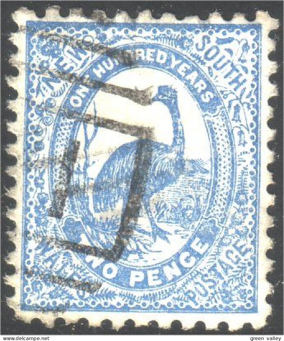 694 New South Wales 2p Emu Perf 11x12 (NSW-2) - Oblitérés