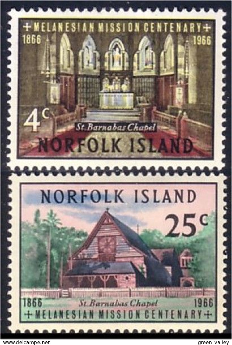 692 Norfolk St Barnabas Chapel MH * Neuf (NRF-76) - Isla Norfolk