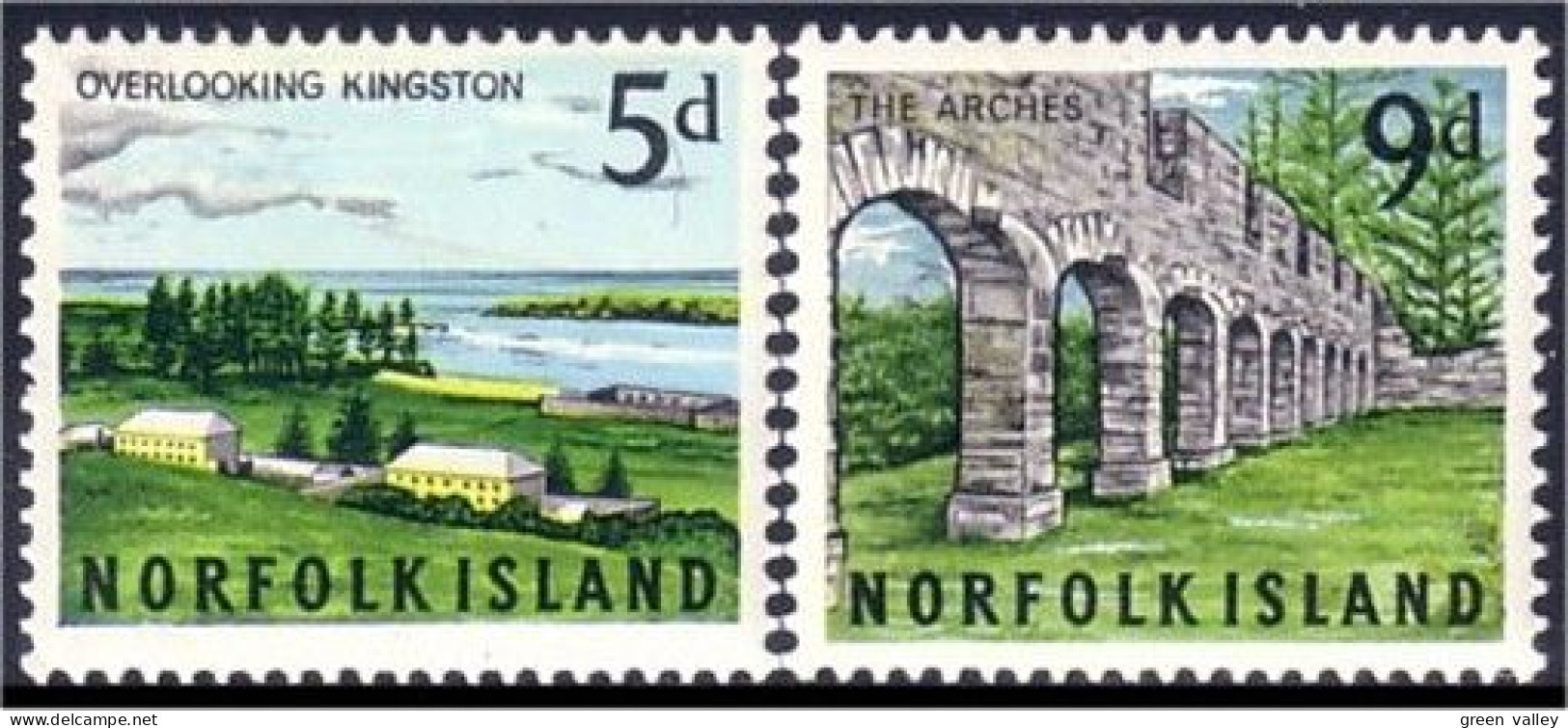 692 Norfolk Kingston Arches 1962 MNH ** Neuf SC (NRF-59) - Ile Norfolk