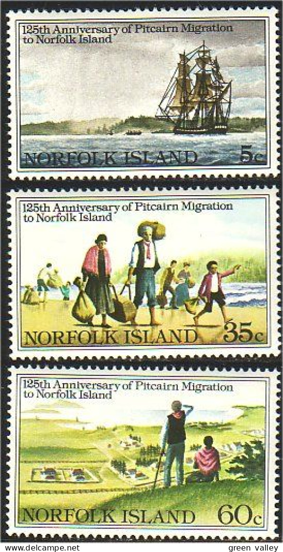 692 Norfolk Pitcairn Migration MNH ** Neuf SC (NRF-31b) - Norfolk Island