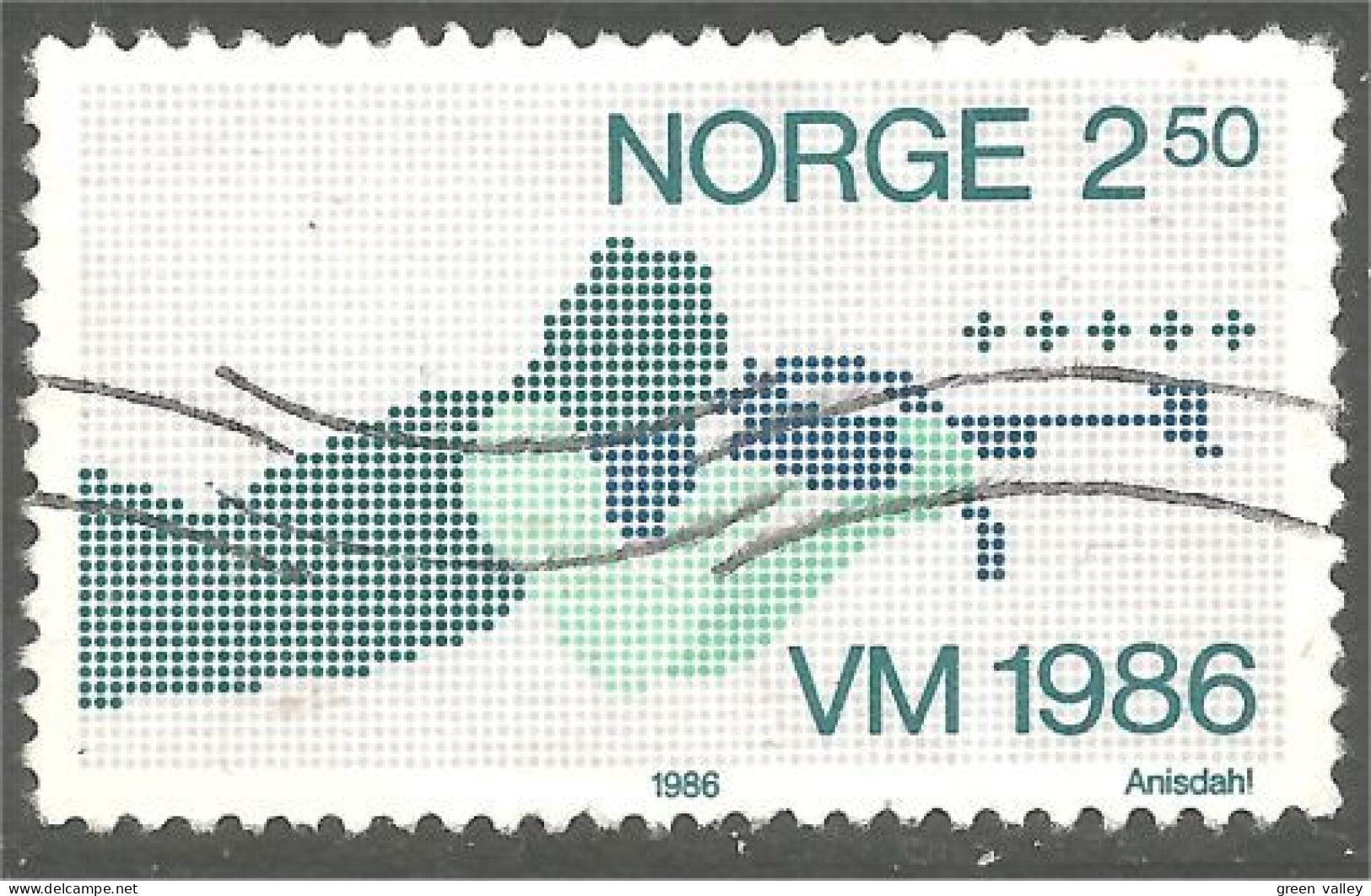 690 Norway 1986 Biathlon Tir Shooting Arm Arme Fusil Gun (NOR-448c) - Tir (Armes)