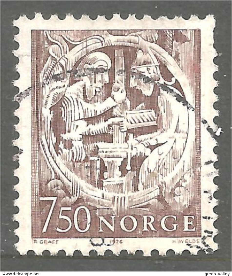690 Norway 1975 Sigurd Regin Tueur Dragon Killer (NOR-431c) - Religieux