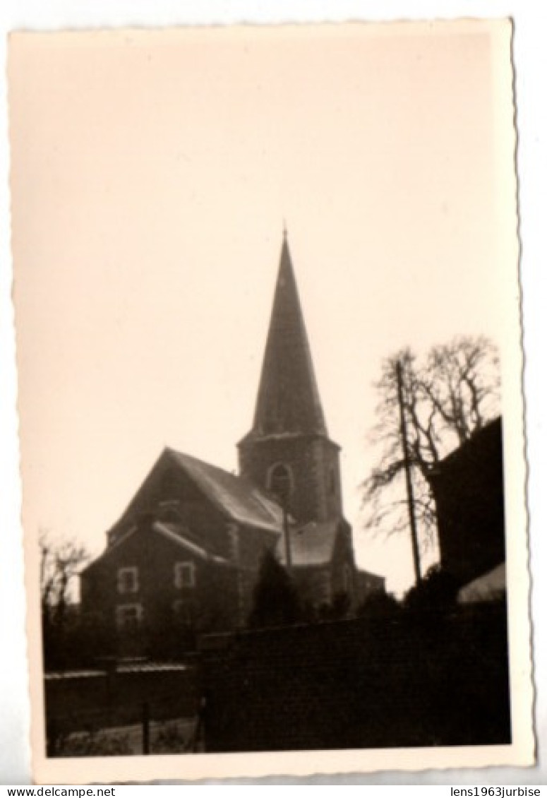 Eglise , Awans - Bierset , Photo Fin Des Années 60 - Awans