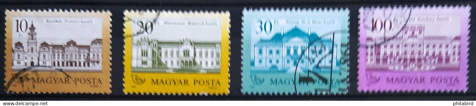 HONGRIE                       N° 3110/3113                      OBLITERE - Used Stamps