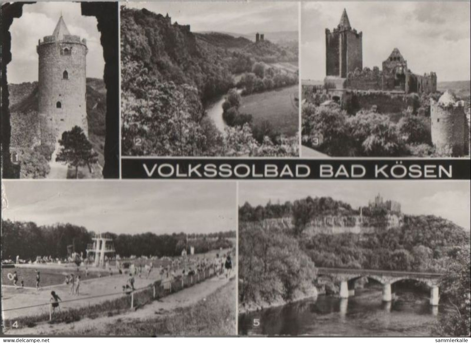 45888 - Bad Kösen - U.a. Ostturm Von Burg Saaleck - Ca. 1980 - Bad Koesen