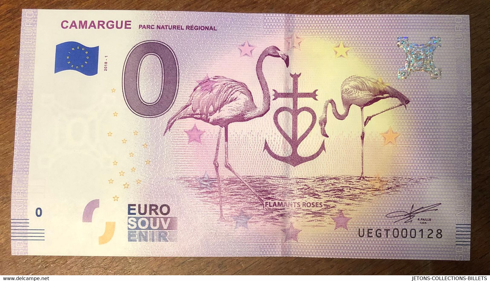 2018 BILLET 0 EURO SOUVENIR DPT 13 CAMARGUE PARC NATUREL MONNAIE PAPER MONEY 0 EURO SCHEIN BANKNOTE - Privatentwürfe