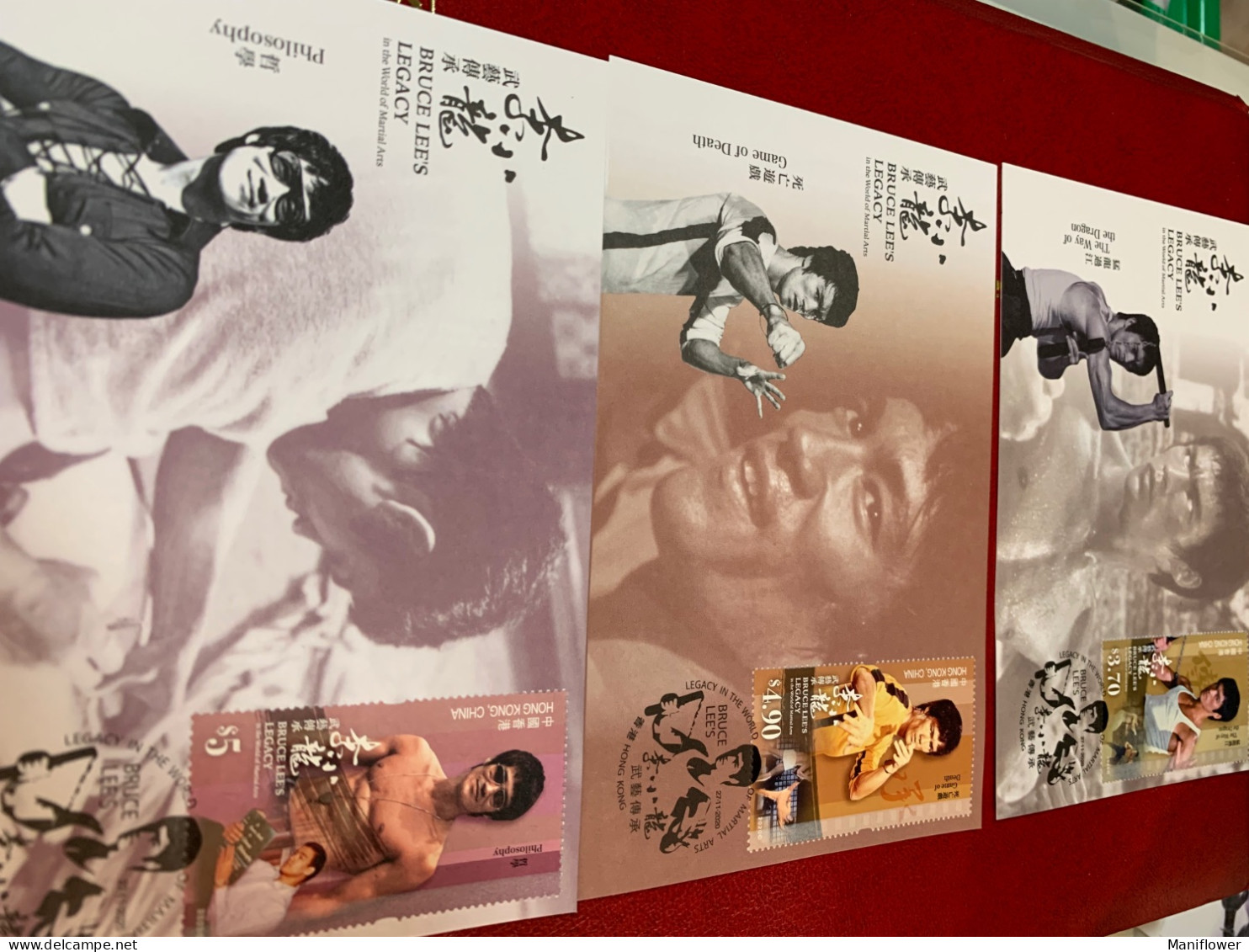 Hong Kong Stamp 2020 M Cards Bruce Lees Legacy 6 Diff - Maximumkaarten