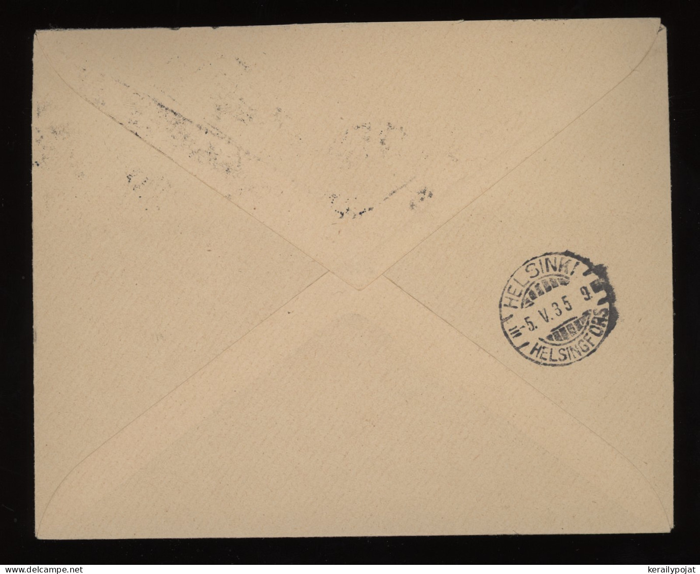 Finland 1935 Sortavala Registered Cover__(10381) - Lettres & Documents