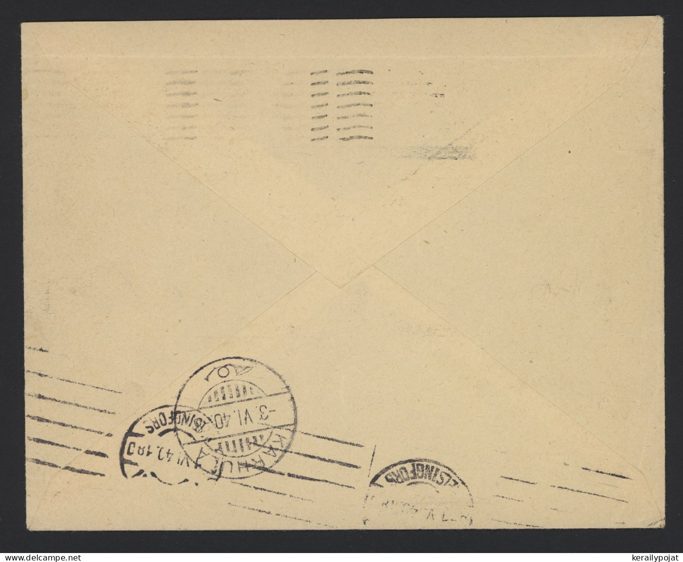 Estonia 1940 Tallinn Censored Cover To Finland__(10147) - Estonie