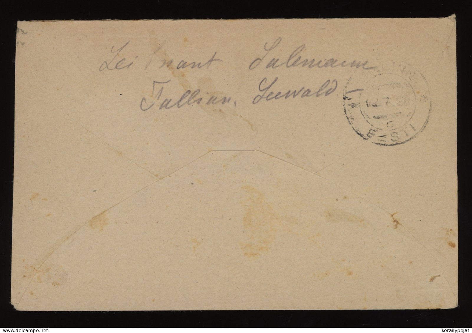 Estonia 1920 Tallinn Registered Cover To Germany__(9908) - Estonia