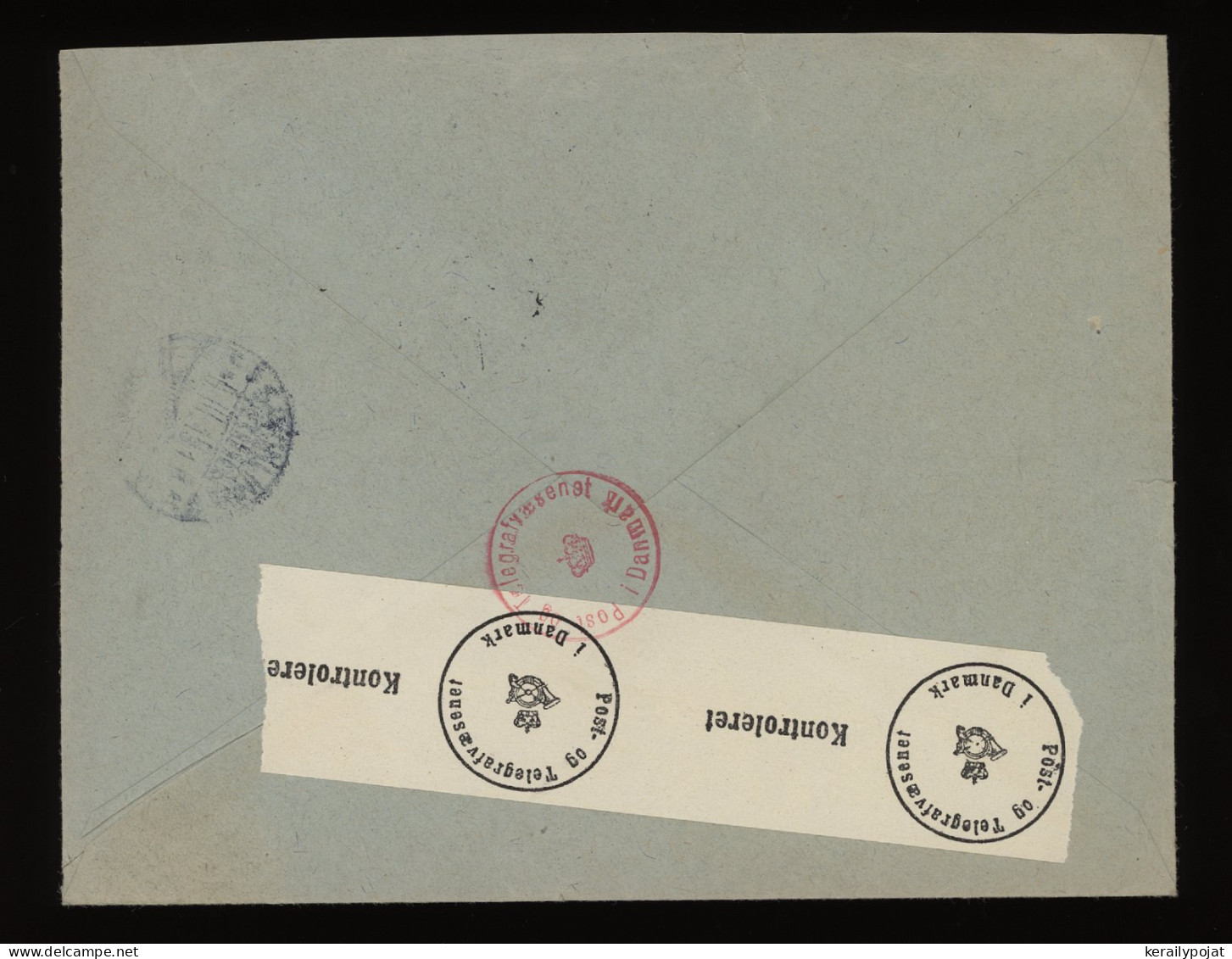 Denmark 1943 Köbenhavn Censored Air Mail Cover To Finland__(10241) - Posta Aerea