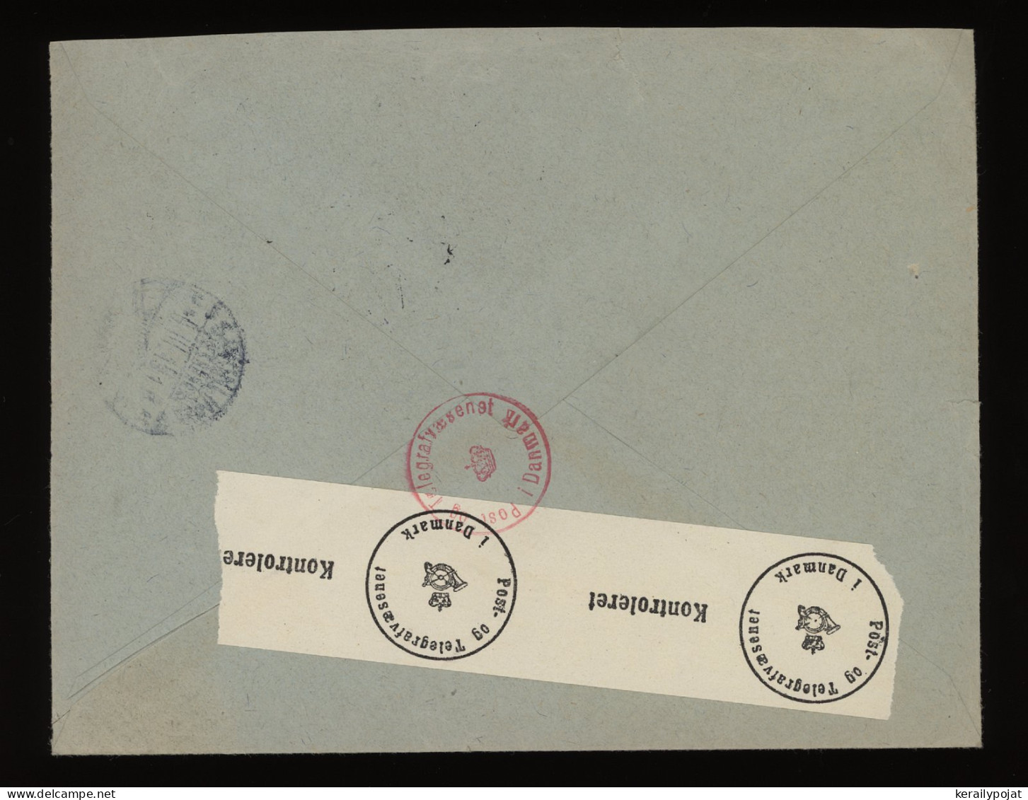 Denmark 1943 Köbenhavn Censored Air Mail Cover To Finland__(10241) - Luftpost