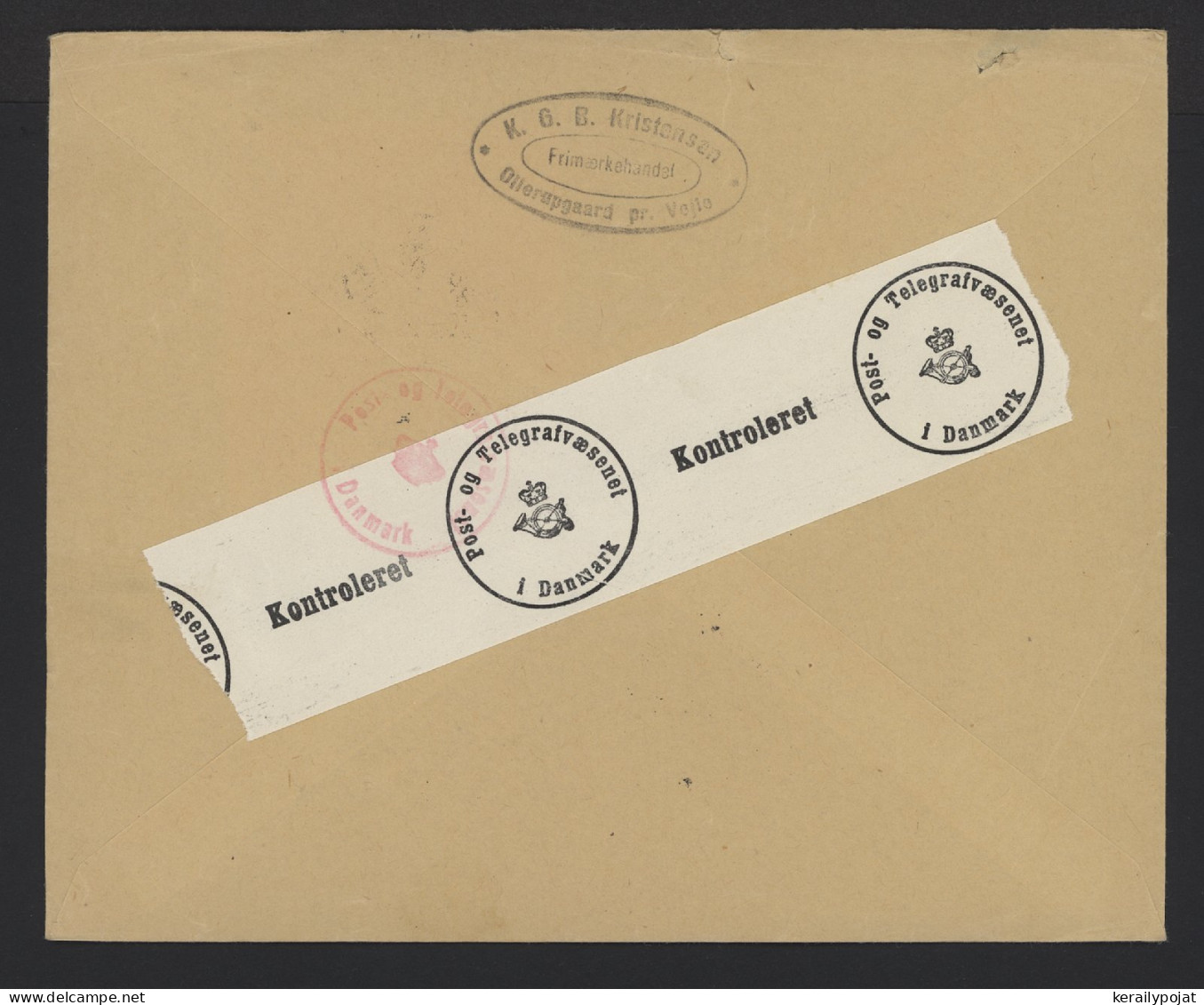 Denmark 1940 Bredsten Censored Cover To Sweden__(10066) - Briefe U. Dokumente