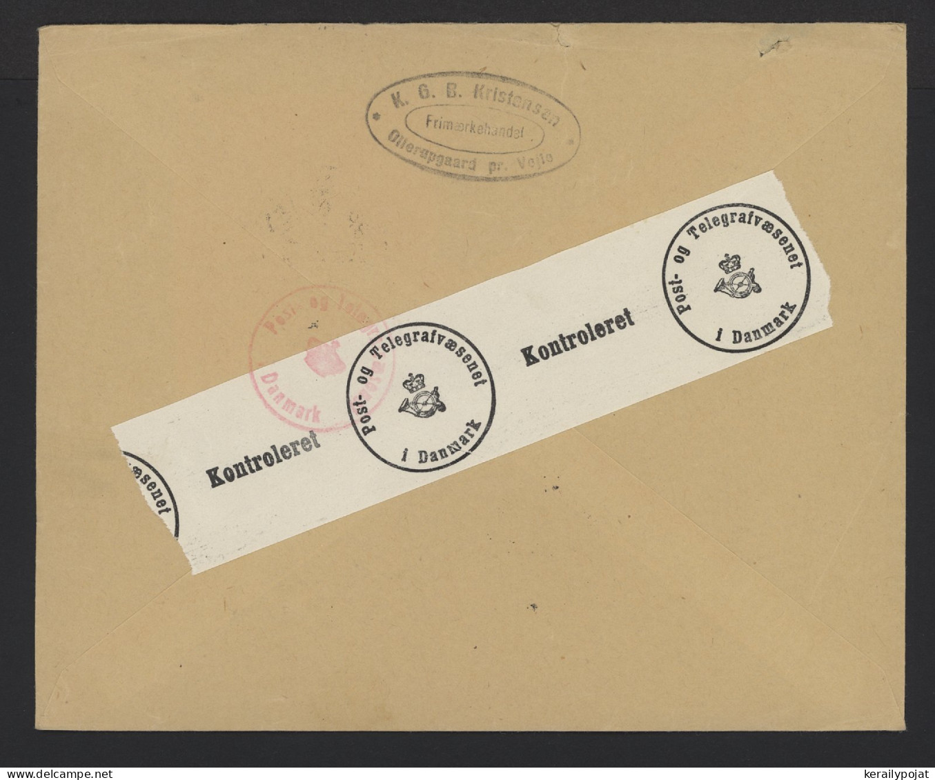 Denmark 1940 Bredsten Censored Cover To Sweden__(10066) - Lettres & Documents