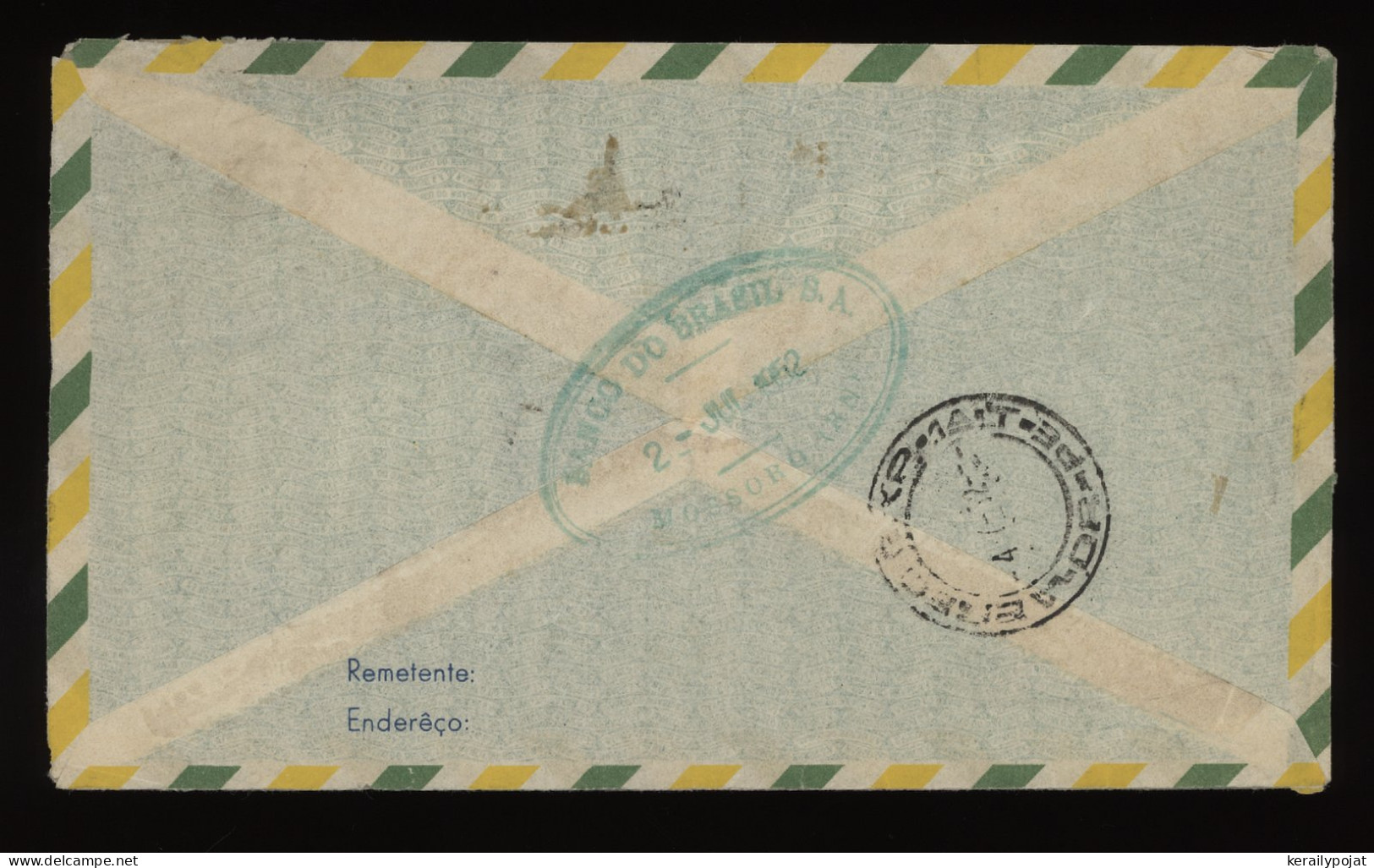 Brazil 1952 Air Mail Cover To Prague__(12488) - Luftpost