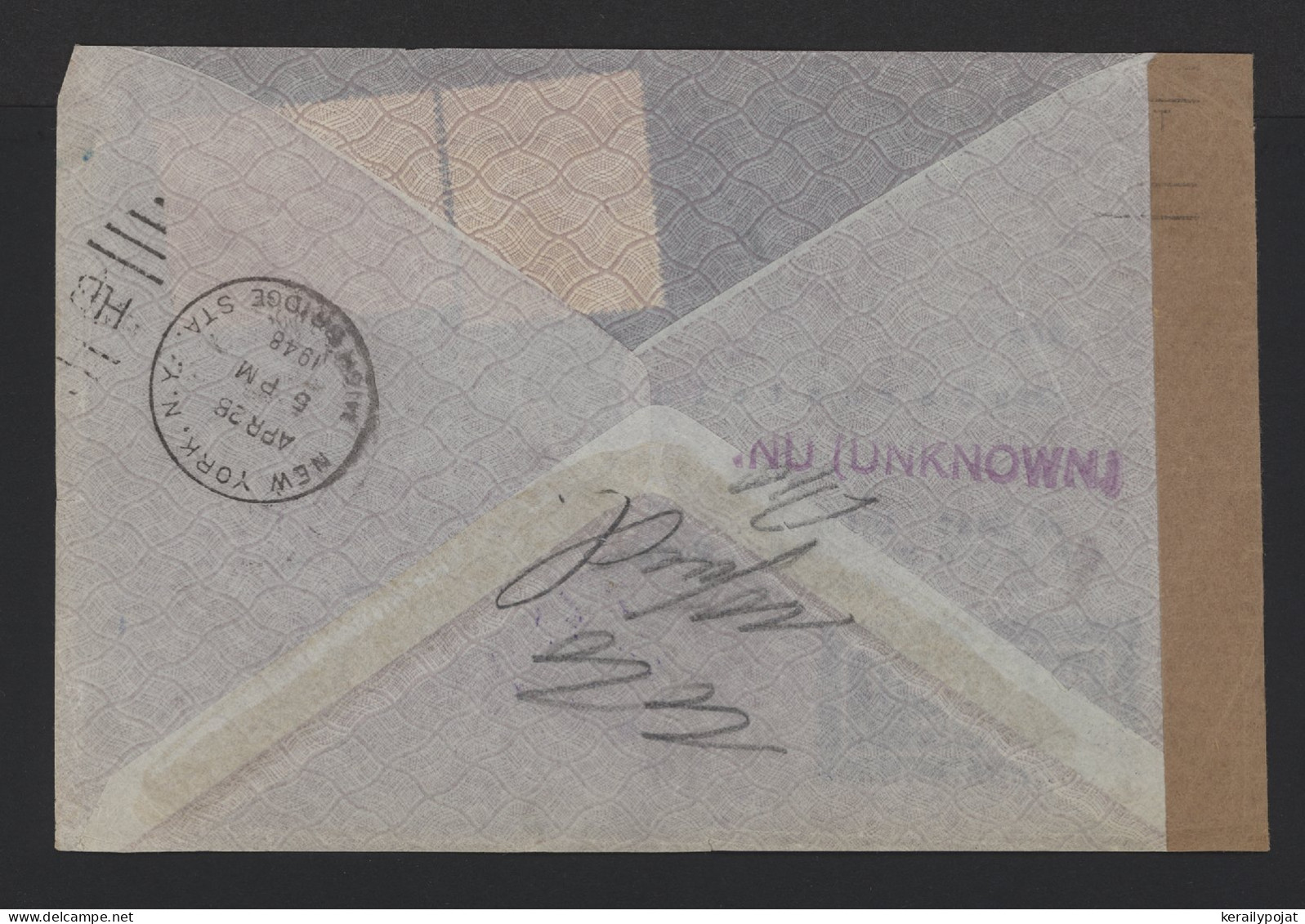 Austria 1948 Wien Censored Air Mail Cover To USA__(10186) - Brieven En Documenten