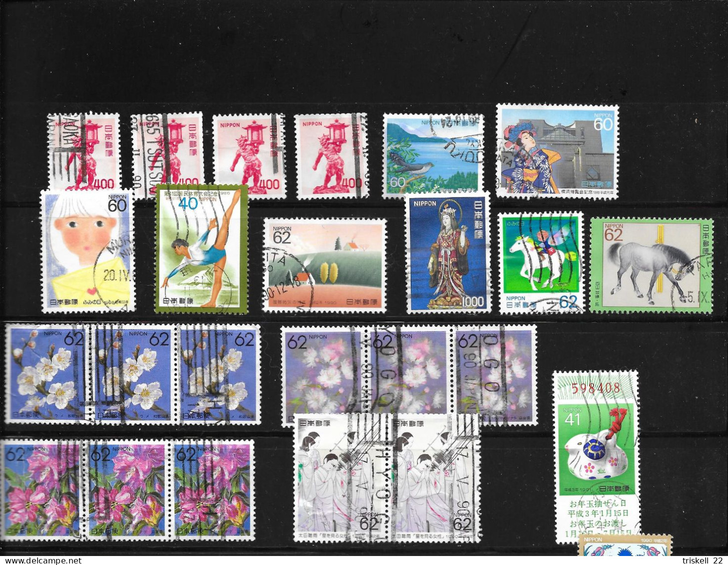 Lot De 184 Timbres Oblitérés Du Japon - Japan - Nippon - Collections, Lots & Séries