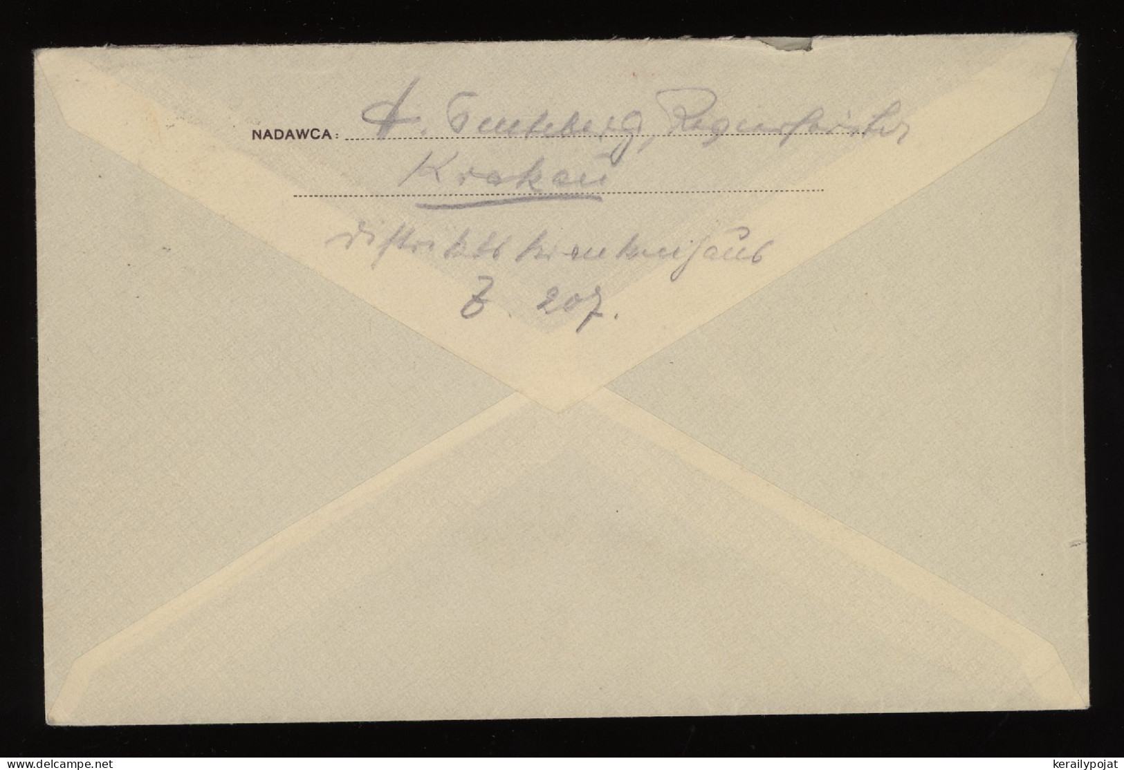 General Government 1941 Krakau Stationery Envelope__(10639) - Algemene Overheid