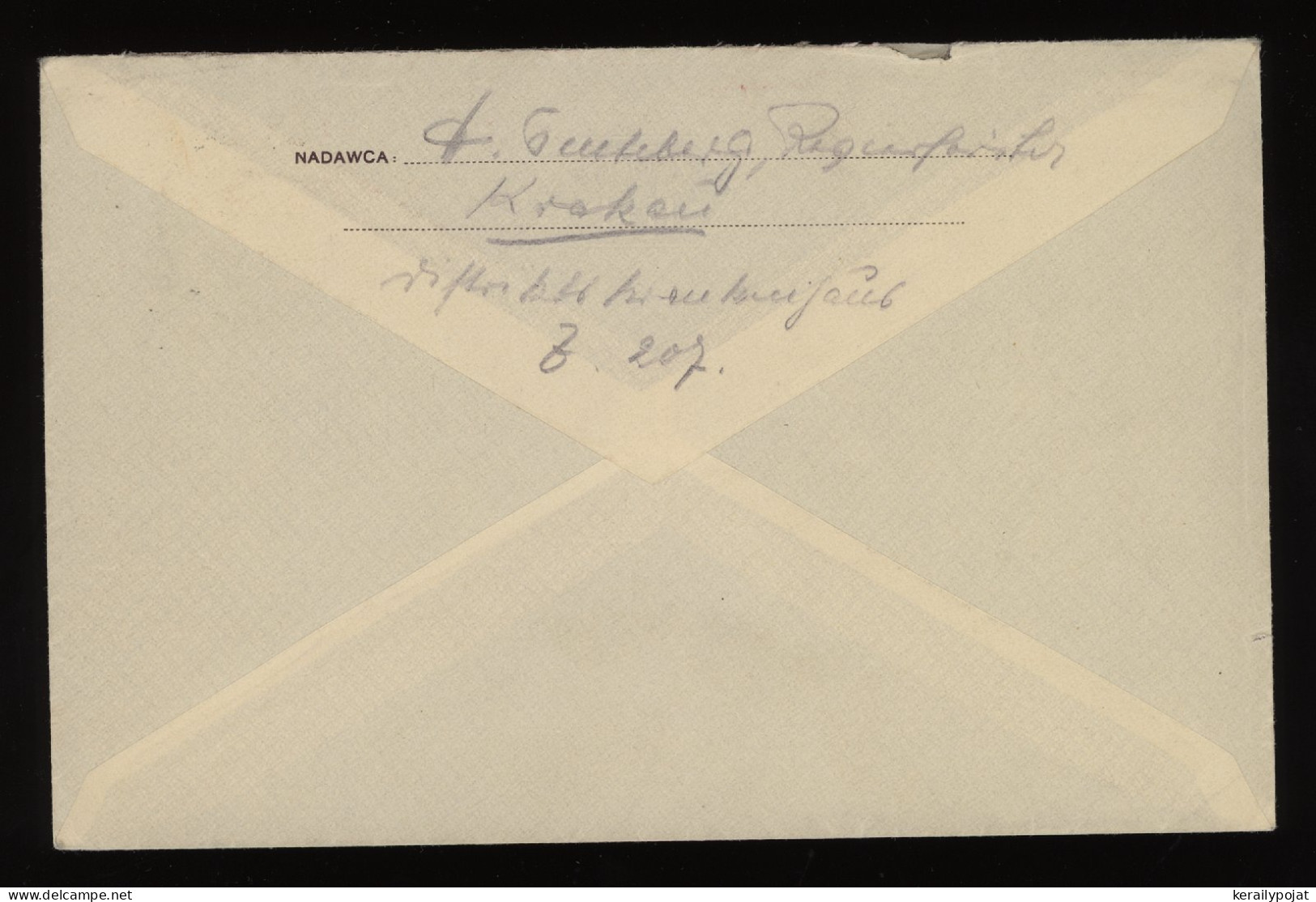 General Government 1941 Krakau Stationery Envelope__(10639) - Generalregierung