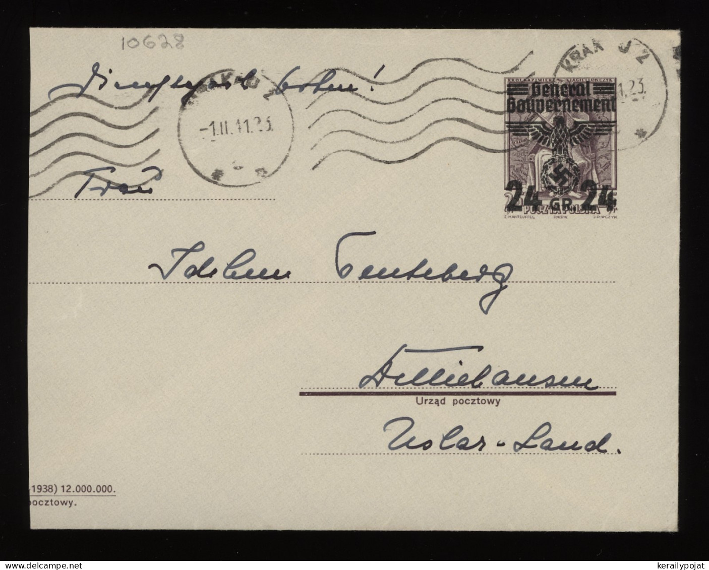 General Government 1941 Krakau 1 Cover__(10628) - Generalregierung