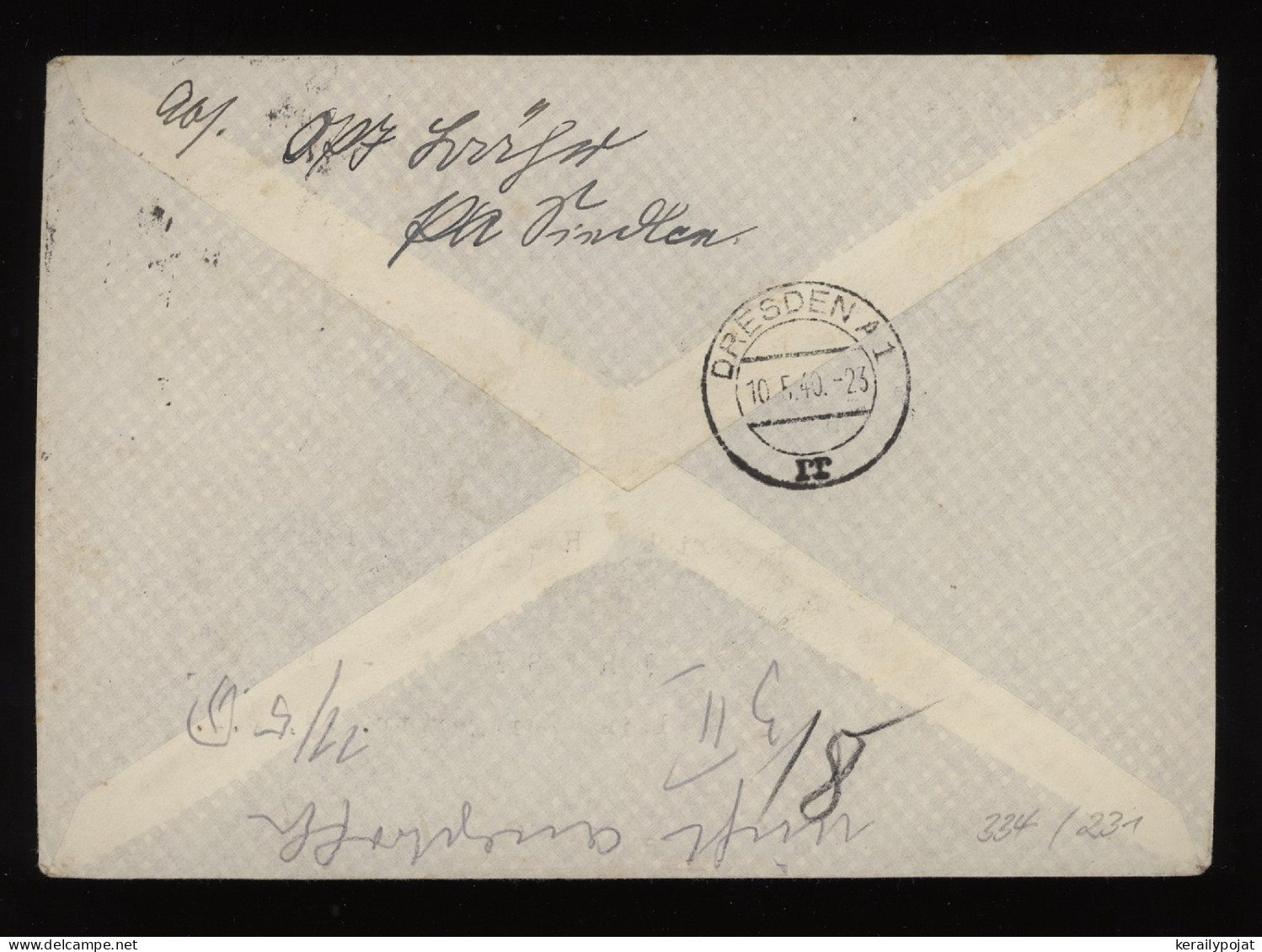 General Government 1940 Siedlce Registered Cover To Dresden__(10638) - General Government