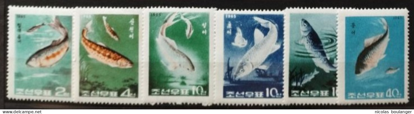 Corée Du Nord 1965 / Yvert N°601-606 / * - Korea, North