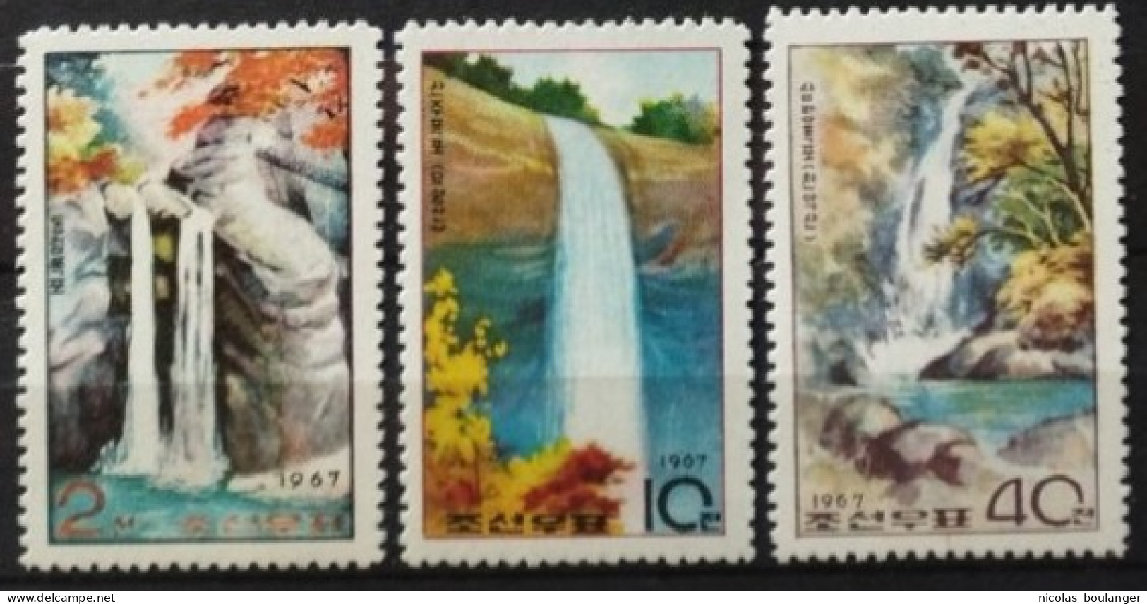 Corée Du Nord 1967 / Yvert N°789-791 / ** (sans Gomme) - Korea, North